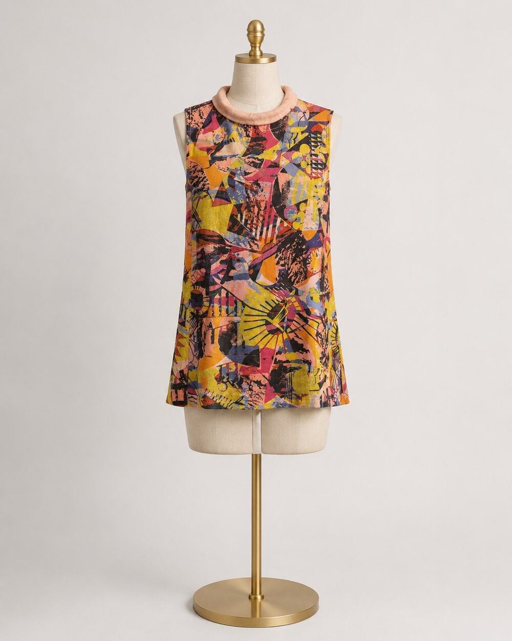 Copied - Bold Sleevless Mock Neck Top